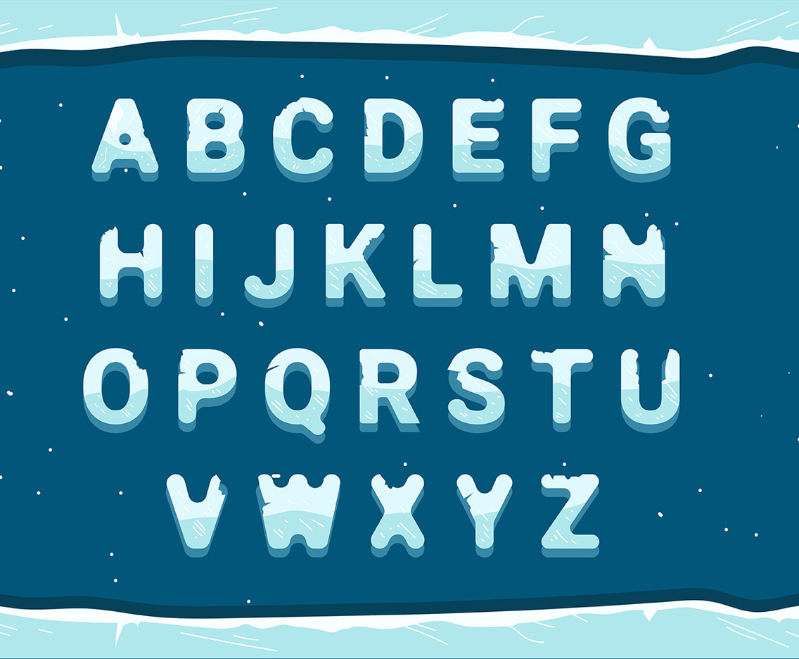 Icy Alphabet