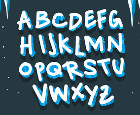 Icy Alphabet