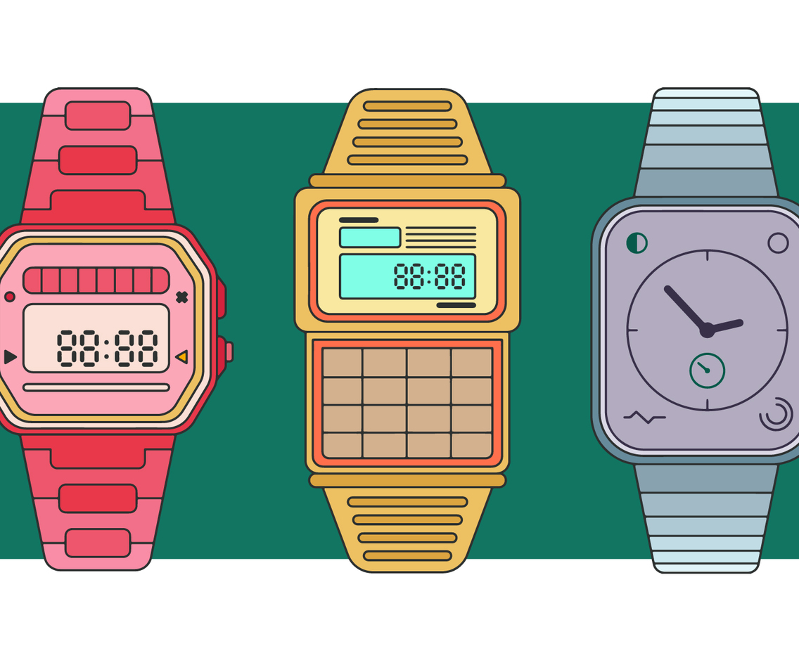 Wrist Watches Vector