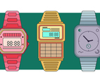 Wrist Watches Vector