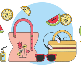 Summer Bags Vector