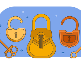 Padlocks And Keys Vector