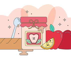 Apple Jam Vector
