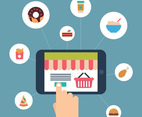 Ordering Some Food Through A Tablet