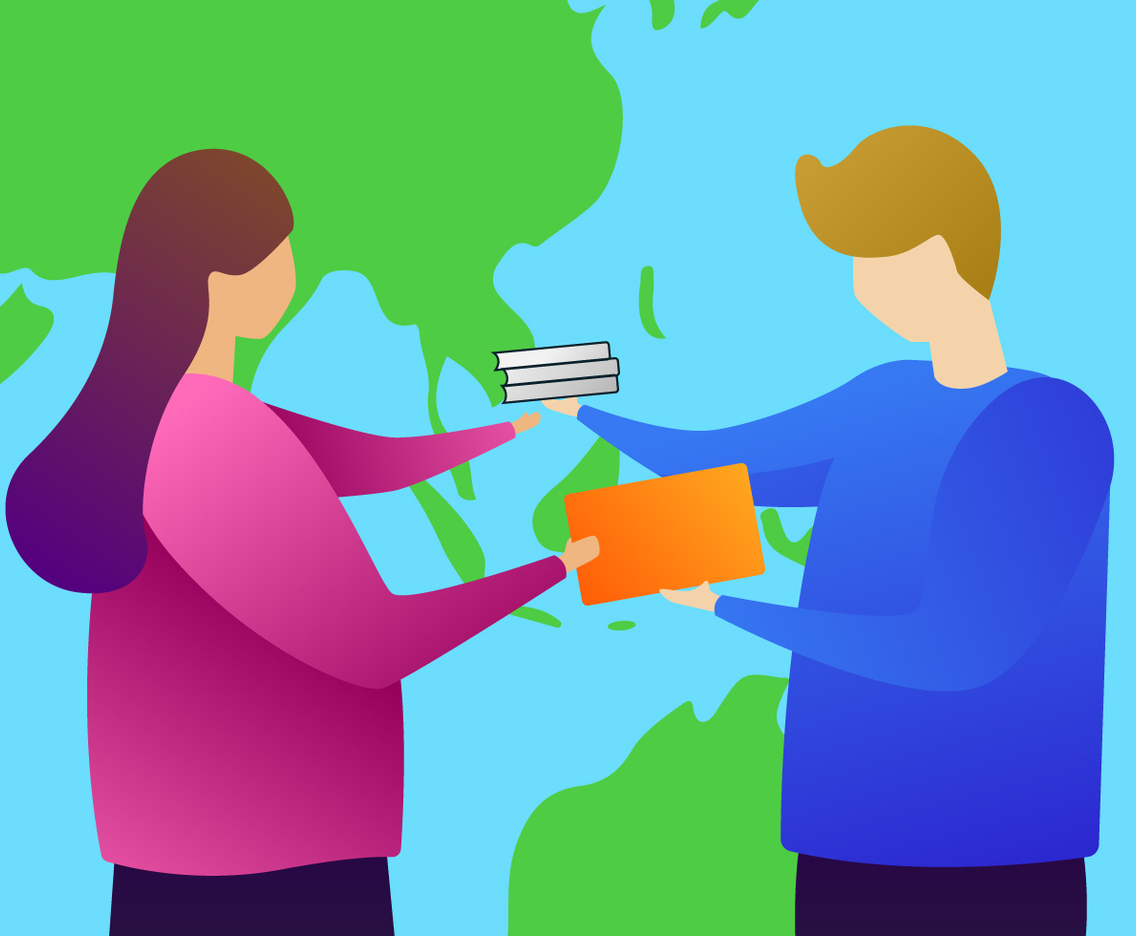 Awesome Exchange Student Vectors