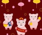 Chinese New Year 2019 Vector