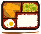 Bento Box Vector Illustration