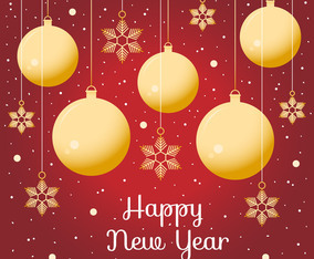 Happy New Year Vector