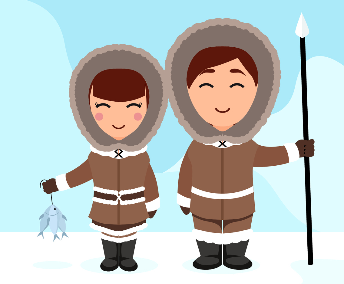 Eskimos national clothes