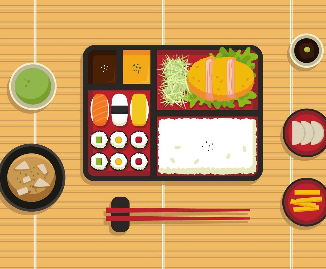 Bento Box Illustration