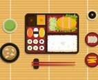 Bento Box Illustration