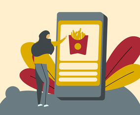 Awesome Online Food Order Vectors