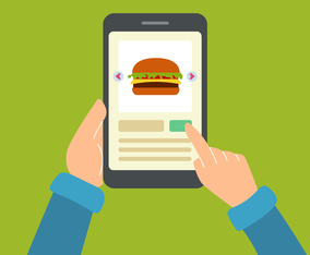 Awesome Online Food Order Vectors