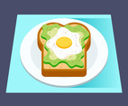 Avocado Toast Illustration