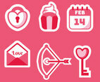 Valentines Day Elements Vector Pack