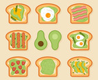 Avocado Toast Vector