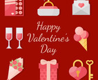 Valentines Day Element Vector