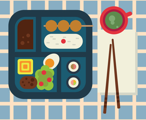 Flat Bento Box For One