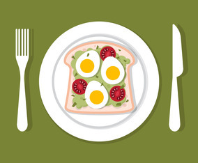 Avocado Toast Illustration