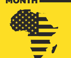 Black History Month Vector Design
