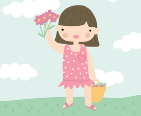 Sweet Girl In The Middle Of the Meadow