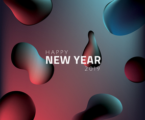 Happy New Year Vector Design