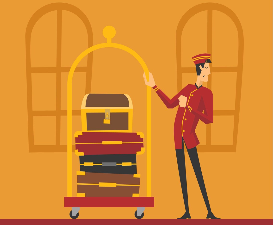 Bellhop Profession Expression