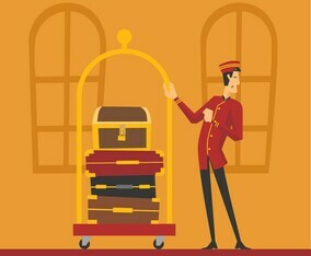 Bellhop Profession Expression