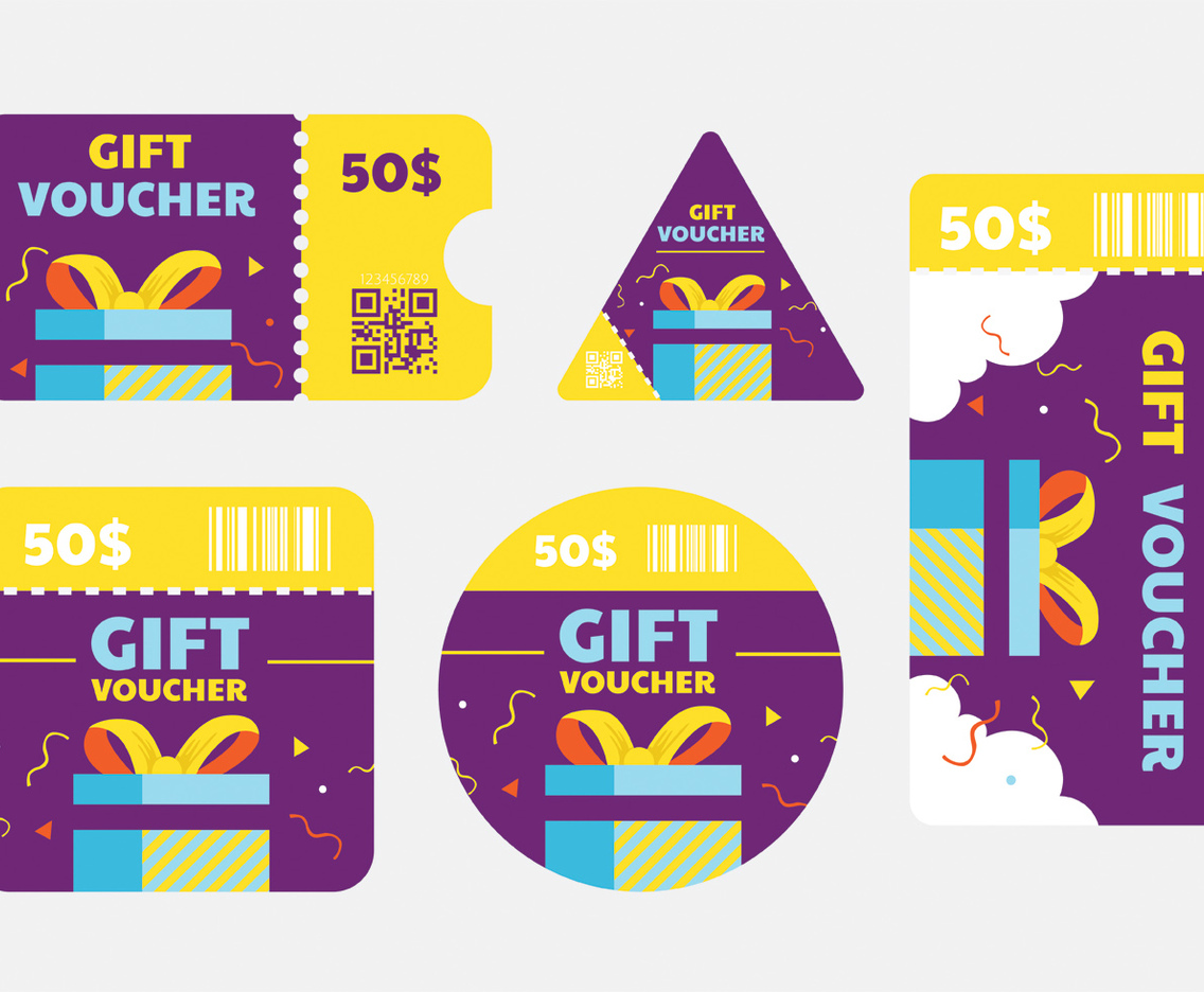Coupon Template Vector Pack