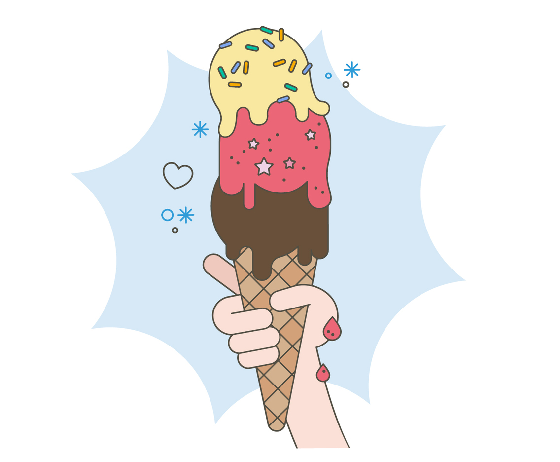 Ice Cream Cone Vector