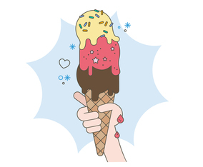 Ice Cream Cone Vector