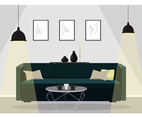 Vector Livingroom Illustration
