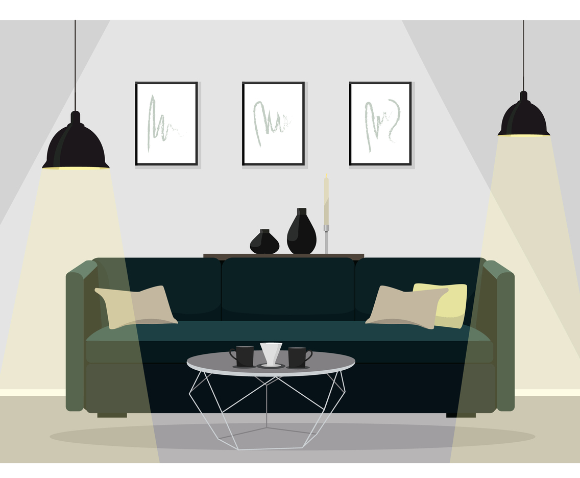 Vector Livingroom Illustration