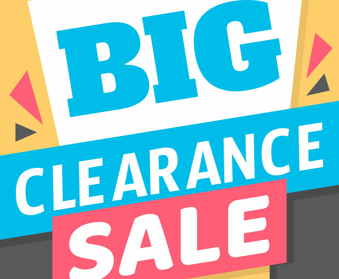 Big Clearance Sign