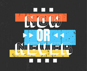 Typographic, Motivational Quote