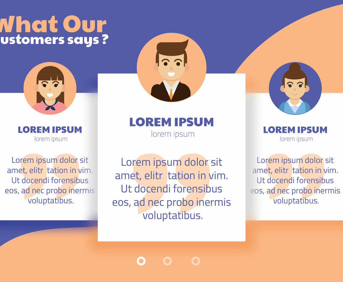 Testimonial Vector Design