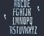Icy Alphabet Vector