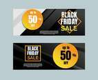 Black Friday Sale Banner Vector