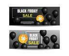 Black Friday Sale Banner Vector