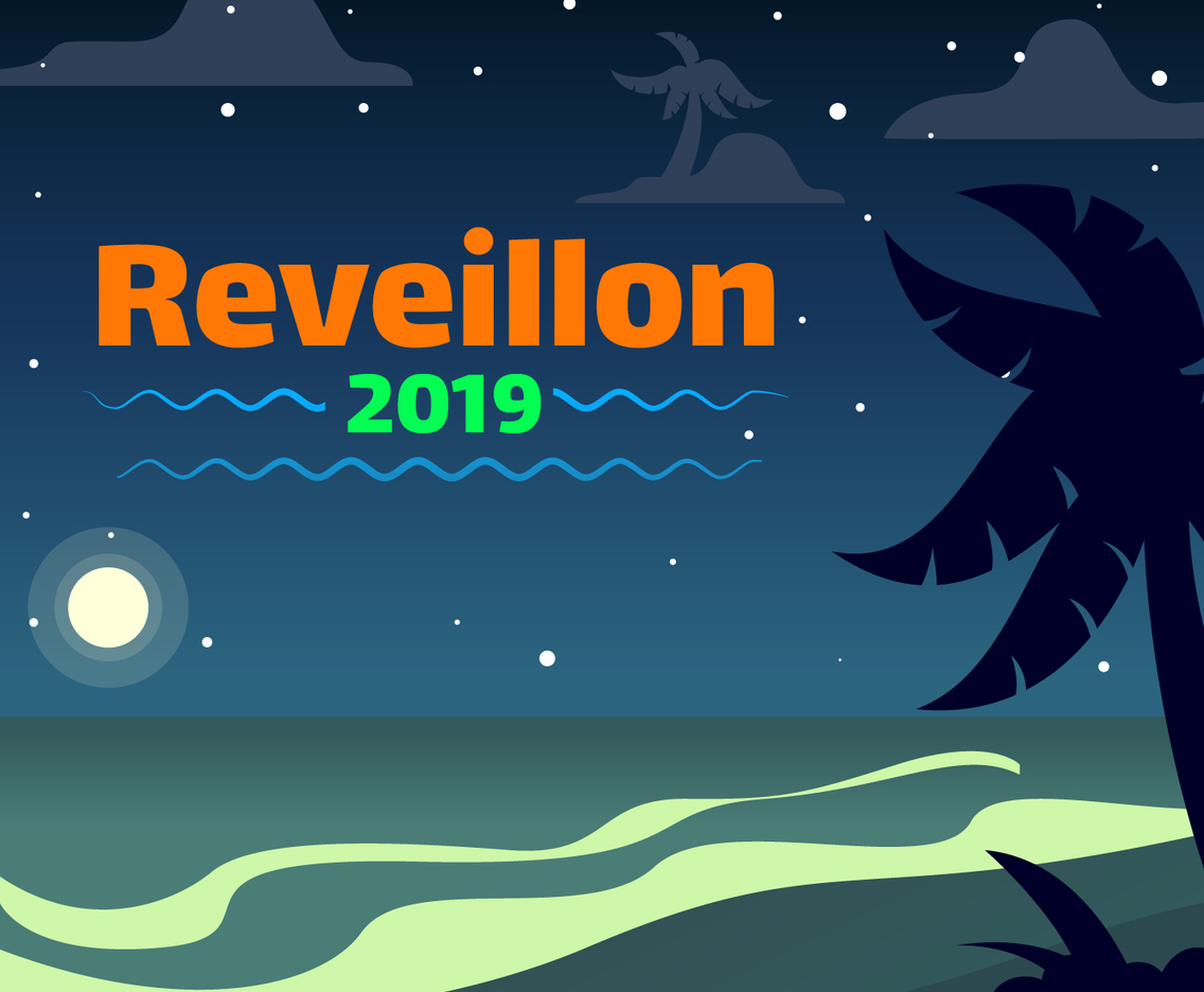 Reveillon Poster Template