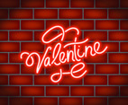 Neon Valentine Illustration