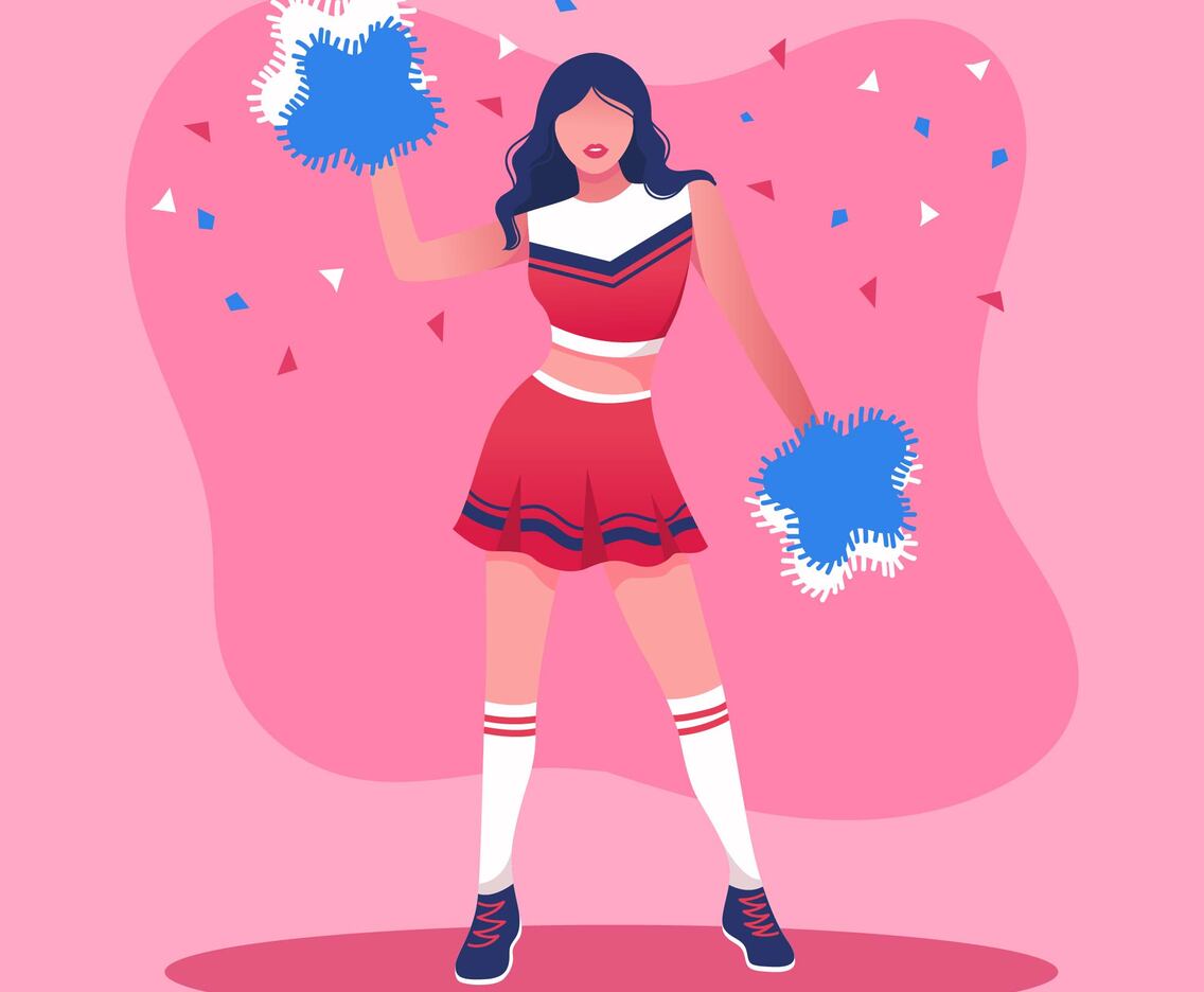 Cheerleader Vector