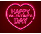 Happy Valentines Day Neon