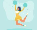 Cheerleader Vector