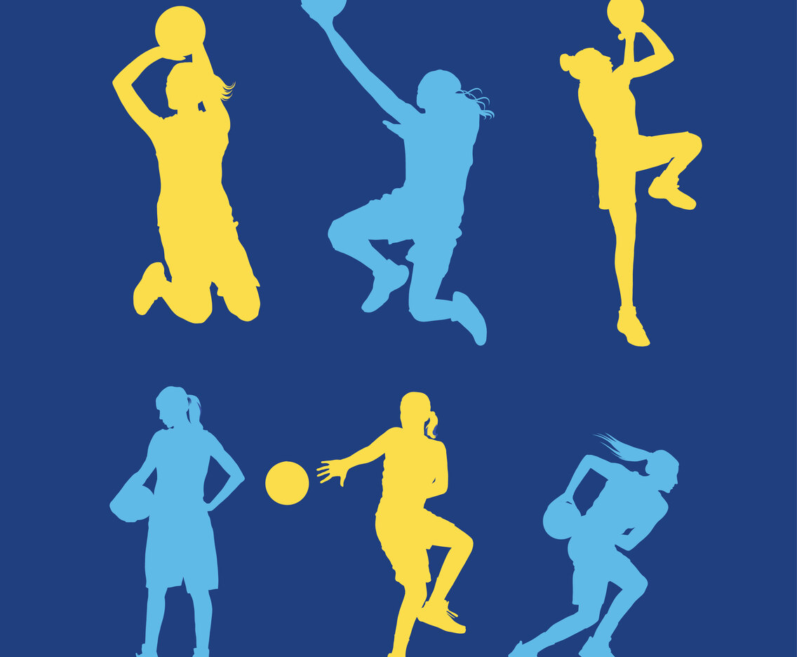 Female Basketball Player Vector Pack