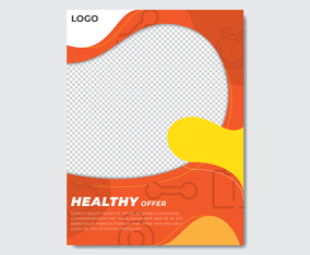 Abstract Orange Flyer