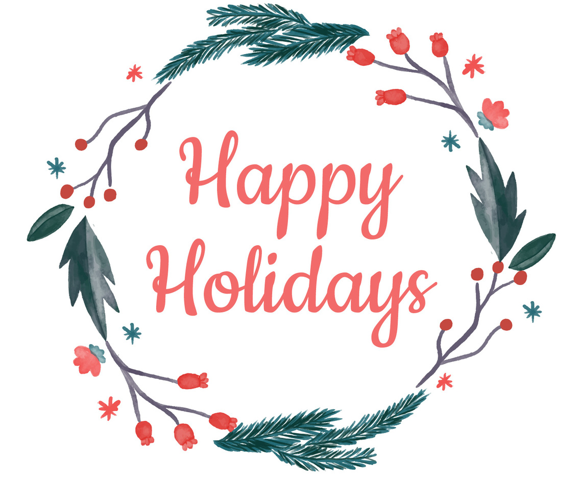 Cute Christmas Flowers Wreath To Christmas Season