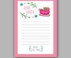 Cute Christmas Card To Santa