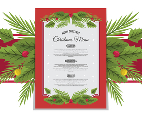 Christmas Menu Template