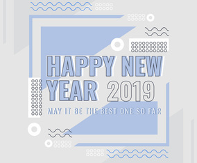 Vector Happy New Year Instagram Post